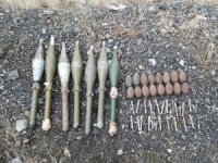 Hakkari Oğul köyü kırsalında mühimmat ele geçirildi