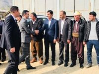 Derecik'in ilk kaymakamına görkemli karşılama