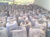 1 ton 734 litre akaryakıt ele geçirildi!