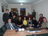 Tuğgeneral Alper’den müdür Tunç’a ziyaret