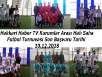 Kurumlar arası futbol turnuvası için son gün!