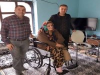 Engelli Çiftçi’nin tekerlekli sandalye sevinci