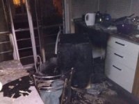Çamaşır makinesi tek yıkamada kül oldu