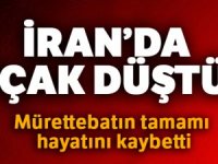 İran'da uçak düştü!