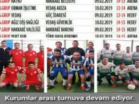 Hakkarihaber kurumlar arası turnuvalar devam ediyor