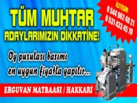 Hakkari Erguvan matbaasında şok indirim