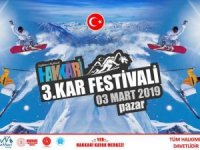 Hakkâri’de 3.kar festivali başlıyor