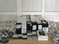 115 adet cep telefonu ele geçirildi