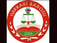 Hakkari Barosundan açıklama...