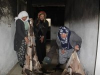 Hakkari’de yangın çıkan ev kullanılamaz hale geldi