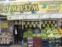 4 Mevsim sebze ve meyve halk pazarı