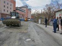 Eşbaşkan Karaman, yol çalışmalarını denetledi