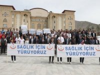 Sağlık için hareket et yürüyüşü düzenlendi