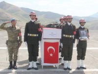 Hakkari’de şehit Önlemeç için uğurlama töreni