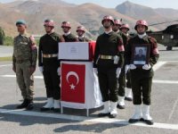 Hakkari şehidi Sarı için tören düzenlendi