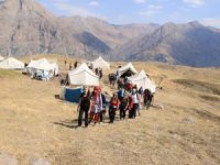 Dağcılar zirve yaptı