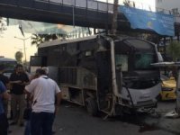 çevik kuvvet servisine bombalı saldırı