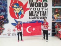 Hakkarili Gezemnur Muay thai’da dünya şampiyonu oldu