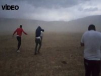 Bitlis'te korkutan fırtına