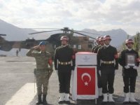 Kaza'da şehit olan asker memleketine uğurlandı