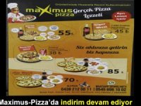 Maximus-Pizza’da indirim devam ediyor