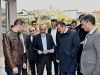 Vali Akbıyık, İŞGEM binasında incelemelerde bulundu