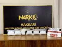 Yüksekova kırsalında uyuşturucu ele geçirildi