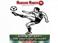 Hakkarihabertv kurumlar arası halı saha turnuvası başlıyor