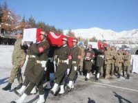 Çukurca'da şehit olan askerler için tören düzenlendi