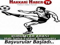 Kurumlar arası halı saha turnuvası başvuruları başladı