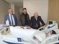 Genel Başkan Er'den minik Akar'a ziyaret