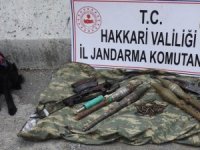 Çukurca Kazan'da silah ve mühimmat ele geçirildi