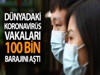 Dünyadaki korona virüs vakaları 100 bin barajını aştı