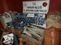 17 bin 500 paket sigara ele geçirildi
