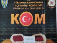 Hakkari’de safran ve trüf mantarı ele geçirildi