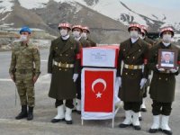 Şehit asker törenle memleketine uğurlandı