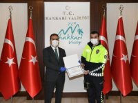Başarılı trafik memurları ödüllendirildi