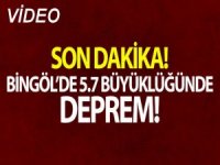 Bingöl'de 5.7 büyüklüğünde deprem