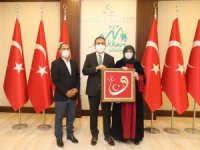 Şehit ailesinden Vali Akbıyık’a ziyaret