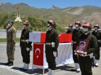 Hakkari'de şehit töreni düzenlendi