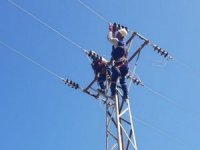 Elektrik arıza ekibinin bayram mesaisi
