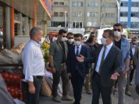 Vali Akbıyık, Covid-19 denetimi yaptı
