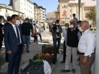 Vali Akbıyık, korona virüs denetimlerinde bulundu