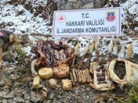 Yüksekova'da çok sayıda mühimmat ele geçirildi