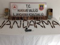 Şemdinli'de mühimmat ele geçirildi