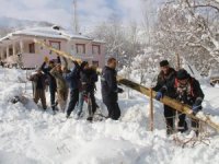 VEDAŞ ekipleri kar mesaisinde