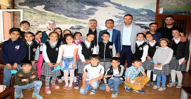Öğrenciler belediyeyi ziyaret etti