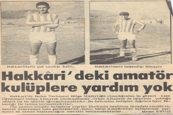 Hakkari futbolunda eski kareler galerisi resim 6