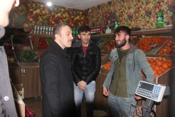 Başkan Epcim'den Altay caddesi esnafına ziyaret galerisi resim 17