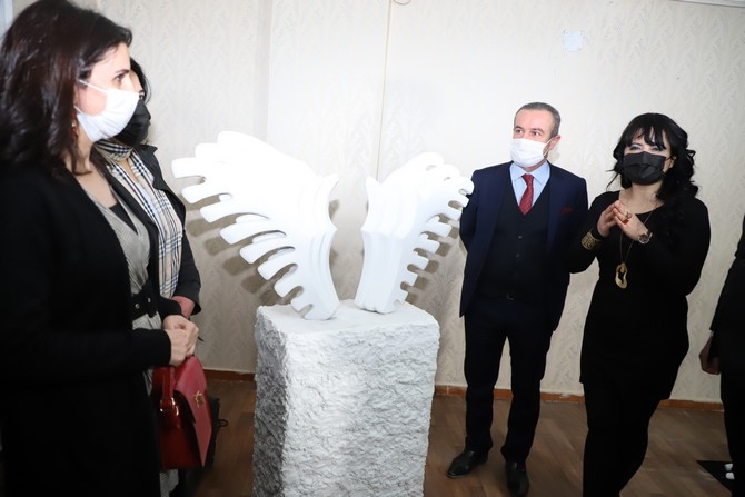 Hakkari'de ilk heykel sergisi açıldı galerisi resim 13